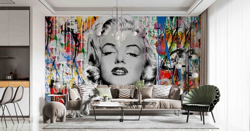Graffiti marilyn monroe - marilyn,