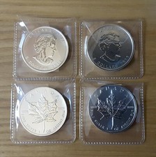 4 X 2011 SILVER MAPLE CANADIAN