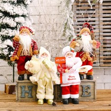 11'' Xmas Standing Santa Claus Doll Decoration Figure Christmas Ornament Gift