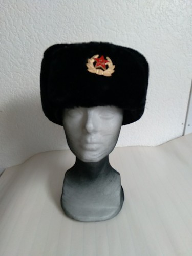 Soviet army ushanka unused - army,