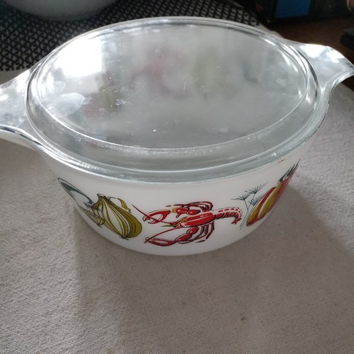Vintage pyrex lobster - vintage,