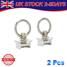 2 x Cargo Load Ring For Rail Track Land Rover Expedition 4x4 Van Koller 100%NEW