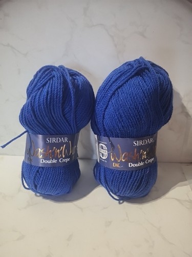 Sirdar wash wear blue wool - wash,