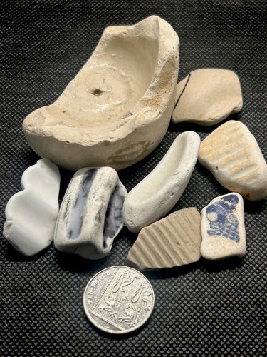 Mixed vintage sea pottery - sea,
