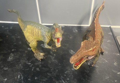 Spinosaurus and rex dinosaur - and, t-rex
