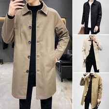 Mens Trench Coat Single