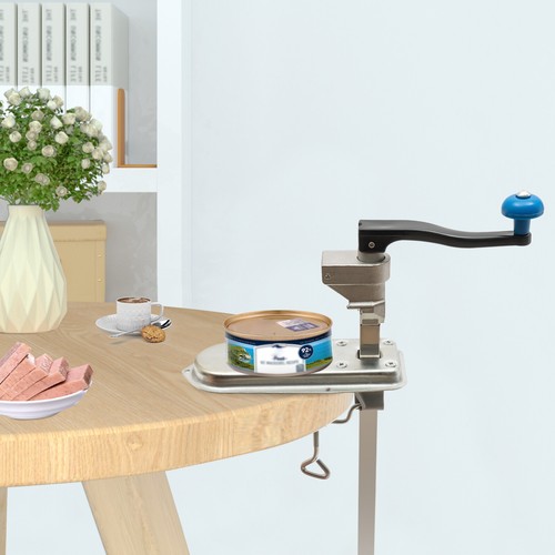 Commercial can opener - can,