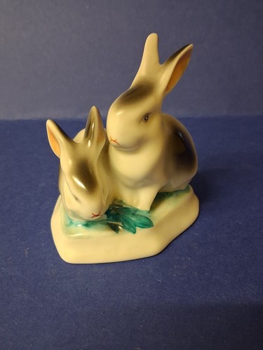 Hollohaza porcelain bunnies - hollohaza,