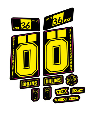 Ohlins rfx fork decal - m.2,