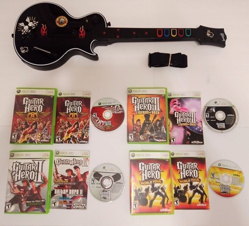 Xbox 360 guitar hero gibson - guitar,