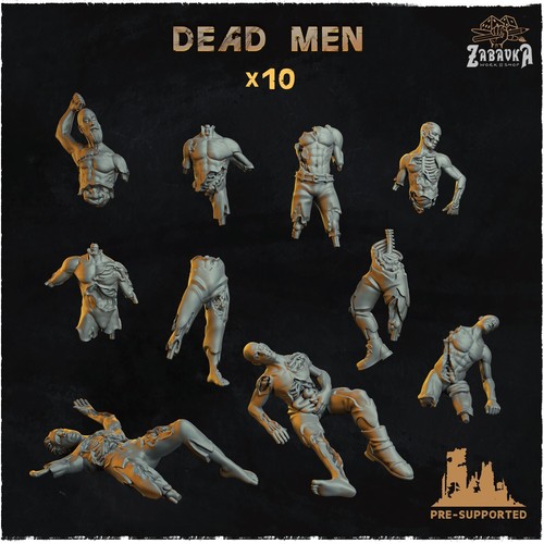 Dead men corpses and