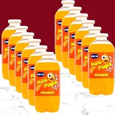 Zodiac Mini Pops Fizzy Orange 330ml Sugar Free Soft Drink Soda Bottle for S