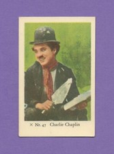 1958 Dutch Gum X Nr #47 Charlie Chaplin