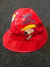 RARE 1960's/70's SNOOPY PEANUTS 'RAINY DAY FRIENDS' PVC RAIN HAT