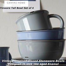 Tinware Ceramic Bowl Set of 4