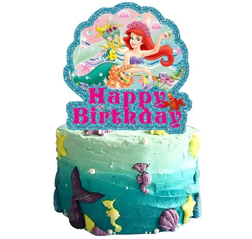 Little mermaid cake - mermaid, topper