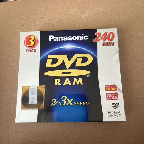 Panasonic dvd ram 4gb 240min - 9.4gb,