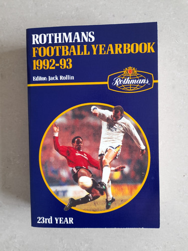 Rothmans football yearbook - rothmans,