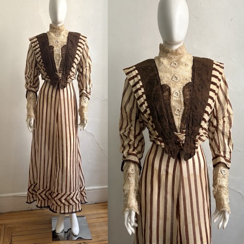 Antique victorian striped - victorian,