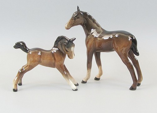 Beswick chestnut mare foal - beswick, &