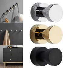 1/2/3/5pcs Bathroom Towel Robe Coat Hook Brass Wall Mounted Hooks Door Hanger UK