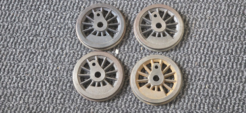 Live steam gauge wheels - 1/2,