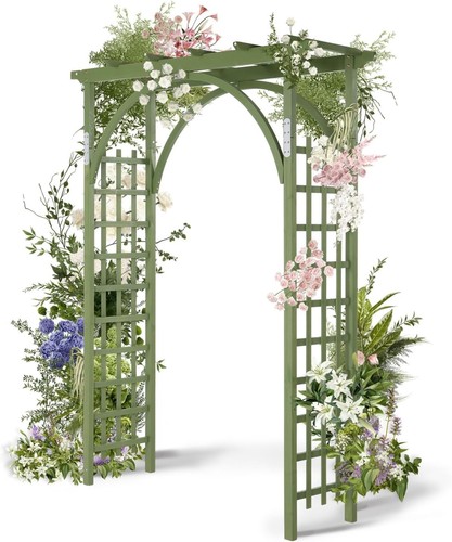 Garden archway arbour with - garden,