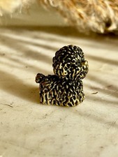 Vintage Brass Toy Poodle