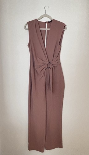 Zara brown jumpsuit - brown, s