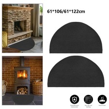 Fire Resistant Mat Fireproof Fireplace Area Rug Hearth Grill Protection Floor UK