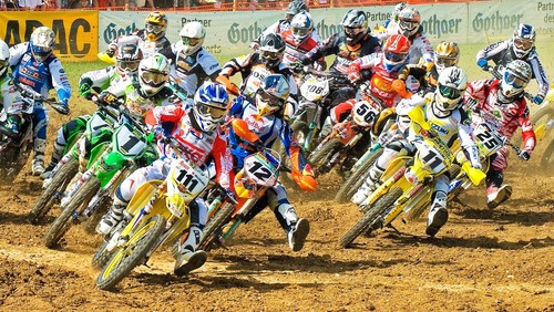 Motocross sport motorbike - motocross,