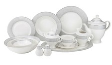 57 Piece Platinum Fine Bone