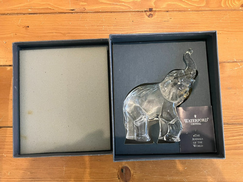 Waterford crystal elephant - crystal,