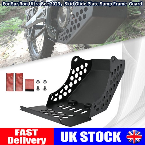 Black front skid - black, plate