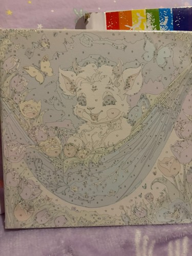 Butterfly with baby lamb - with,
