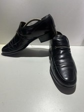 Loake  Black Leather Penny Loafer Size 9.5 UK
