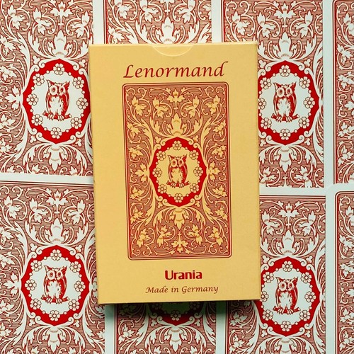 Red owl mlle lenormand - red, by