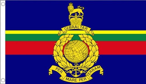 Royal marines flag 3 uk - marines, 3'