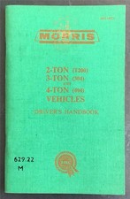 MORRIS 2, 3 & 4 TON VEHICLES Commercial Drivers Handbook NOV 1960 #AKD1472A