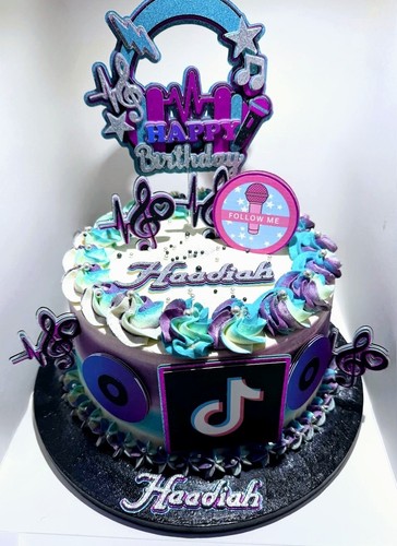 Tiktok cake topper - tiktok,