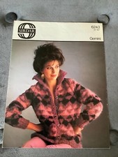 Sirdar Gemini Knitting Pattern Ladies Cardigan, Chunky, 32-40", 6243