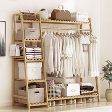 Wooden clothes rail - wooden, rack