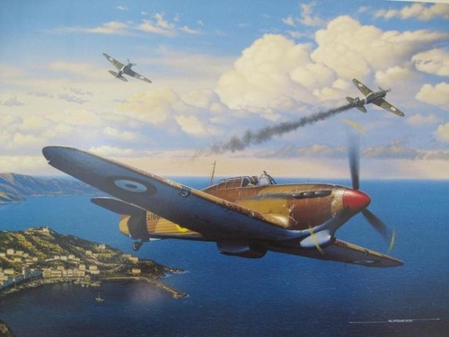 Lithograph aviation forgotten - lithograph,