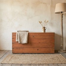 Large Antique Pine Storage