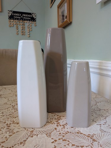 Trio set vases - set, of