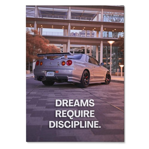 Motivational poster nissan - poster,