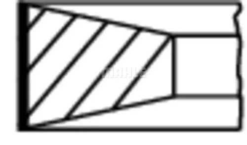 Piston ring set - , 009