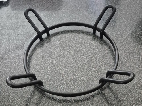 Cast iron wok pan - cast, support