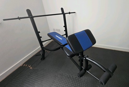 Workout bench and bar - bench,