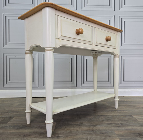 Vintage painted console table - vintage,